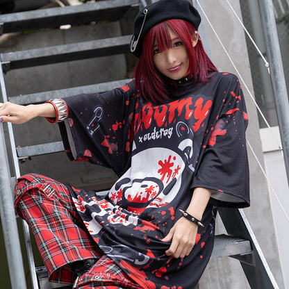 ACDC RAG x Gloomy Bear Black Oversized Tee Shirt