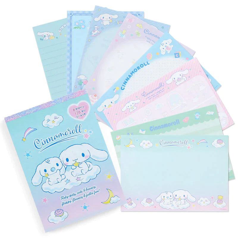 Sanrio Cinnamoroll Memo Pad With Stickers - 8 Designs