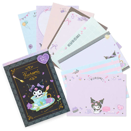 Sanrio Kuromi Memo Pad With Stickers - 8 Designs Series