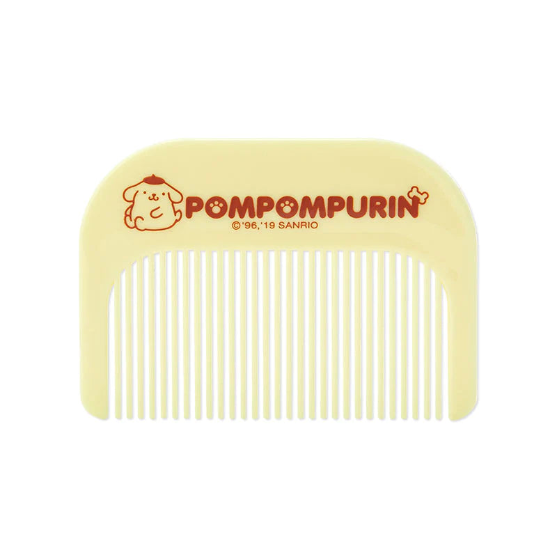 Sanrio Face Mirror & Comb Set Pom Pom Purin