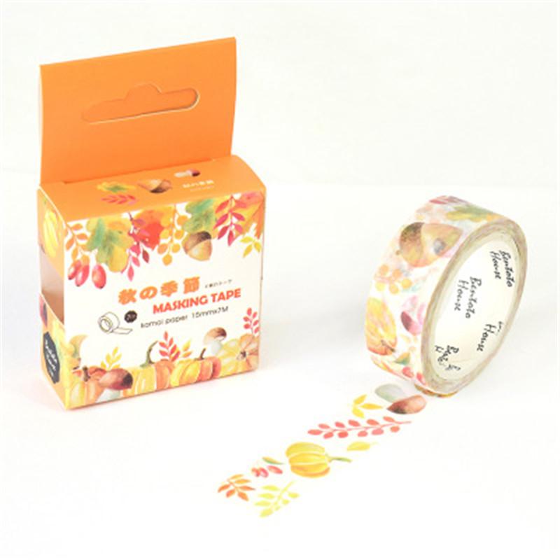 Washi Tape - Autumn Falls Forest  7m Long