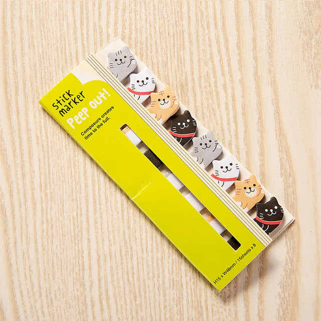 Peep-It Sticky Notes Bookmark - Animal Edition