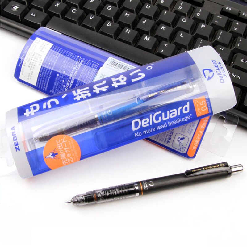 ZEBRA DelGuard Mechanical Pencil Fine Point 0.5mm & Point 0.7mm
