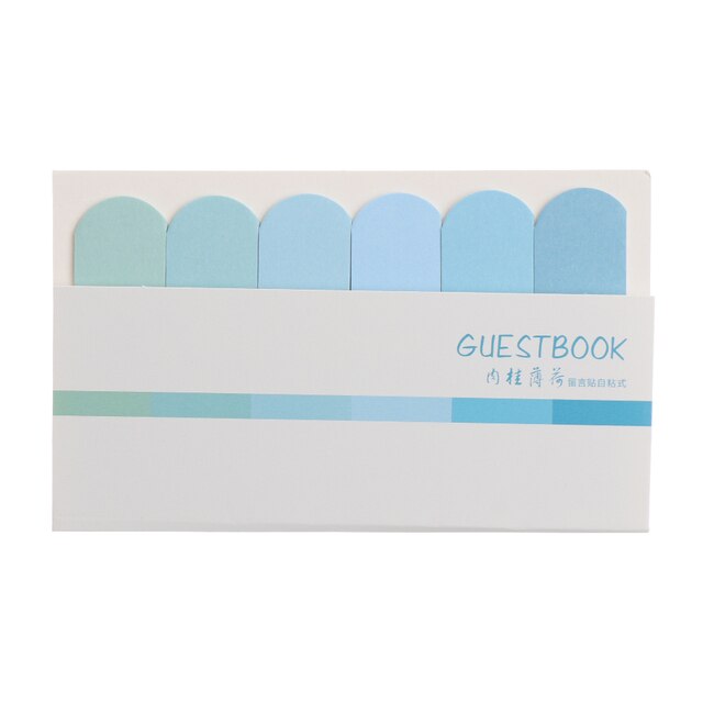Pastel Sticky Notes Bookmark - 120 Sticky Sheets