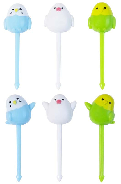 Food Picks Small Birds Bento Accessories 6 Pcs Set