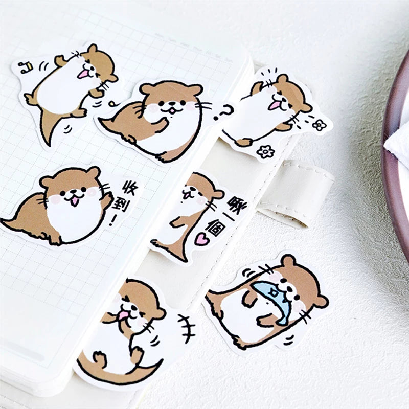 Sea Otter Pups Sticker Box - 45 Stickers