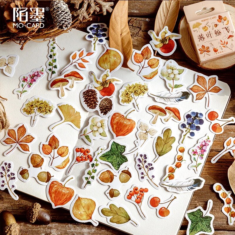 Flight of the Fallens Leaves Sticker Box - 46 Stickers
