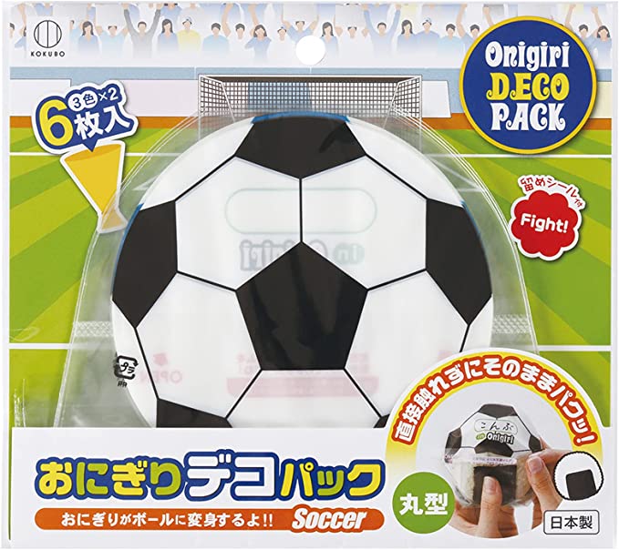 Onigiri Round Soccer Ball Packaging 6 Individual Packaging