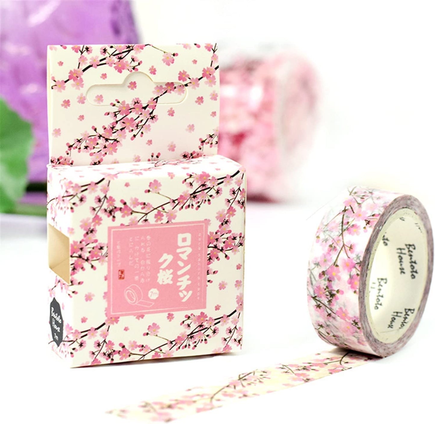 Sakura Cherry Blossom Washi Tape - 7m Long