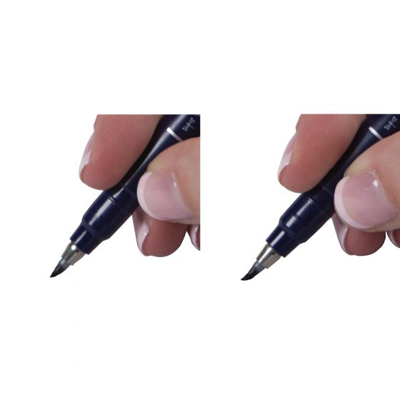 Tombow Fudenosuke - Hard Tip - Black Brush Pen